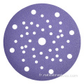 Papier de ponçage en céramique violet 6 pouces disques abrasifs